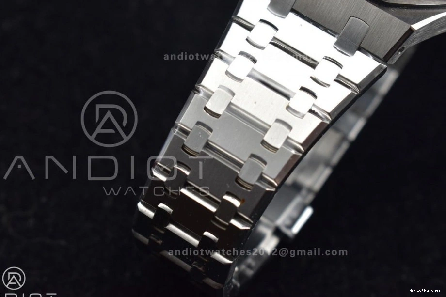 SS Best Oak 445 Edition Bracelet 1:1 A4302 APSF Clone SS Blue Super Lightweight 15500 Dial 41mm Textured Royal on 0116